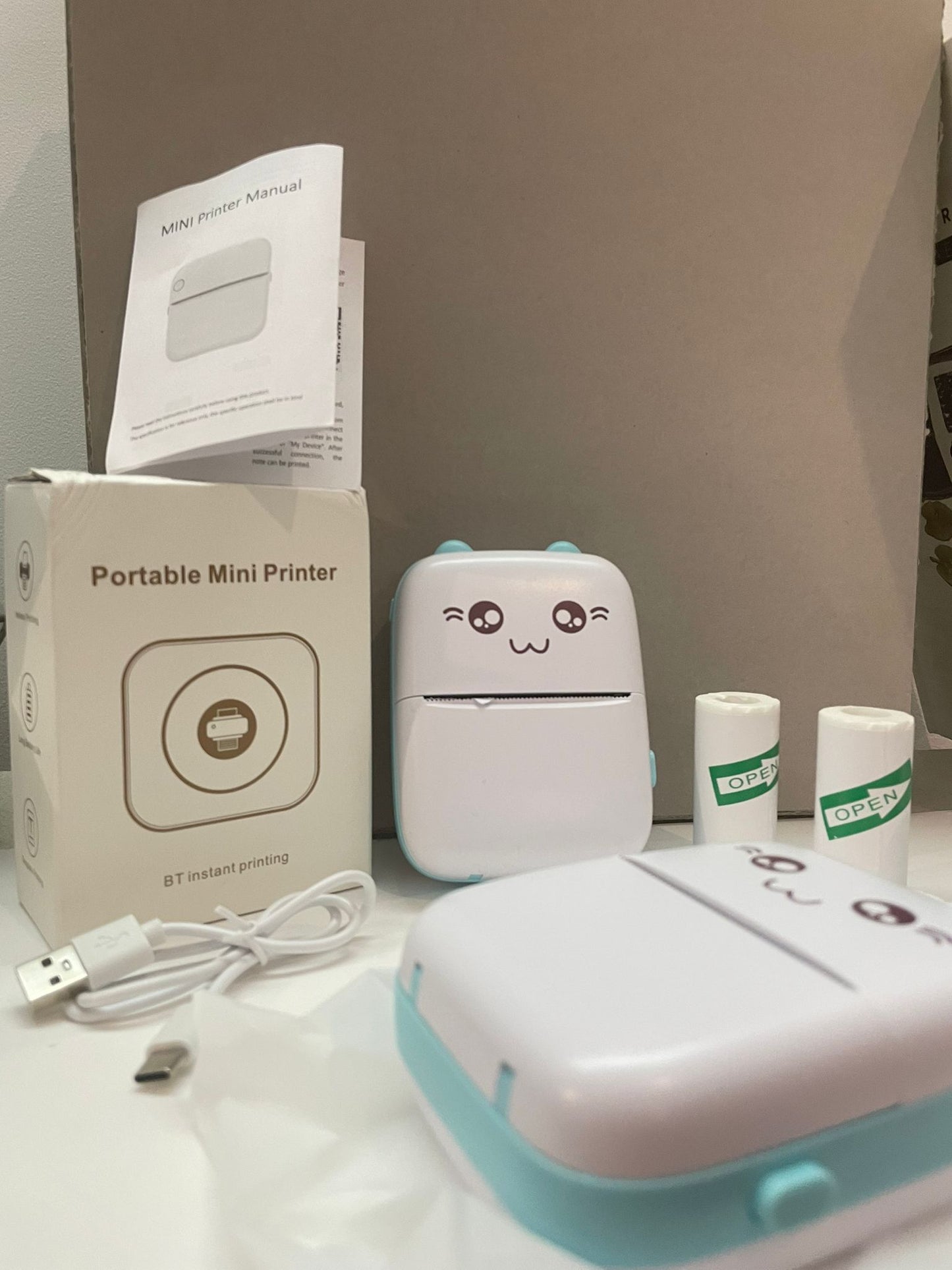 Mini Printer Portatile, Bluetooth, tascabile , utile per studenti e adulti.